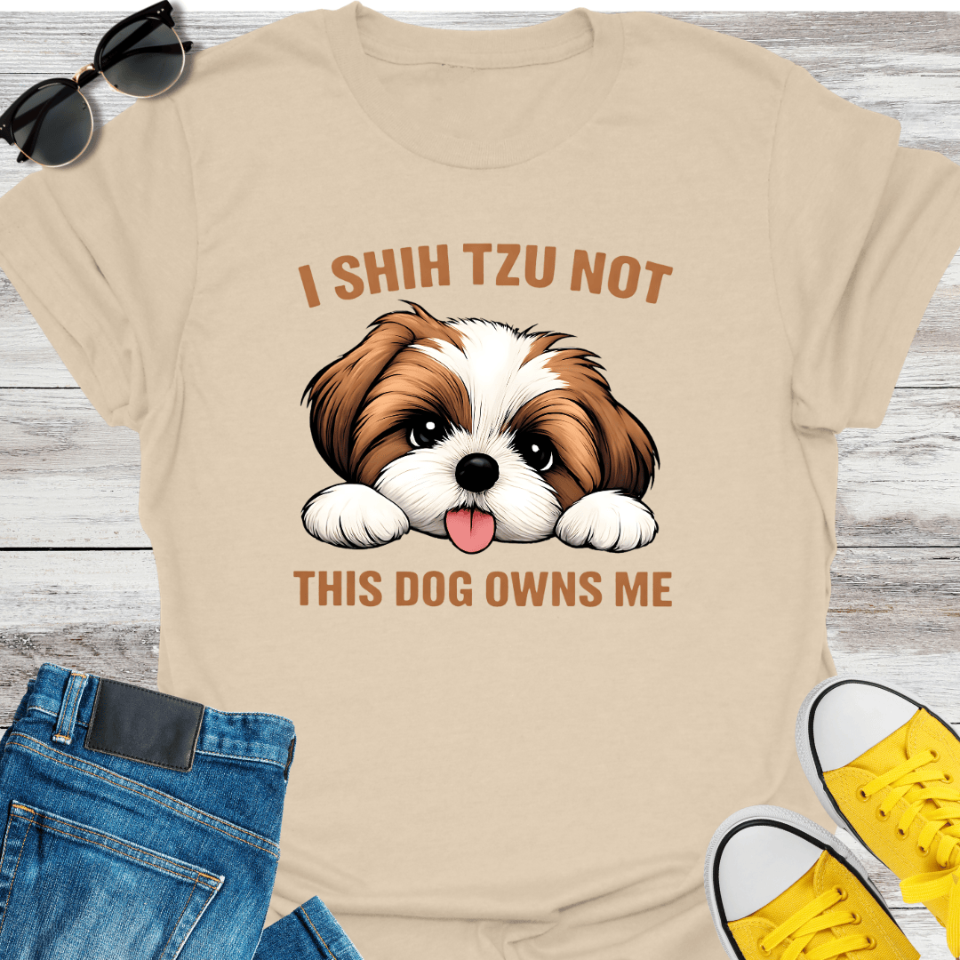 Shih Tzu Not This Dog Owns Me T-Shirt