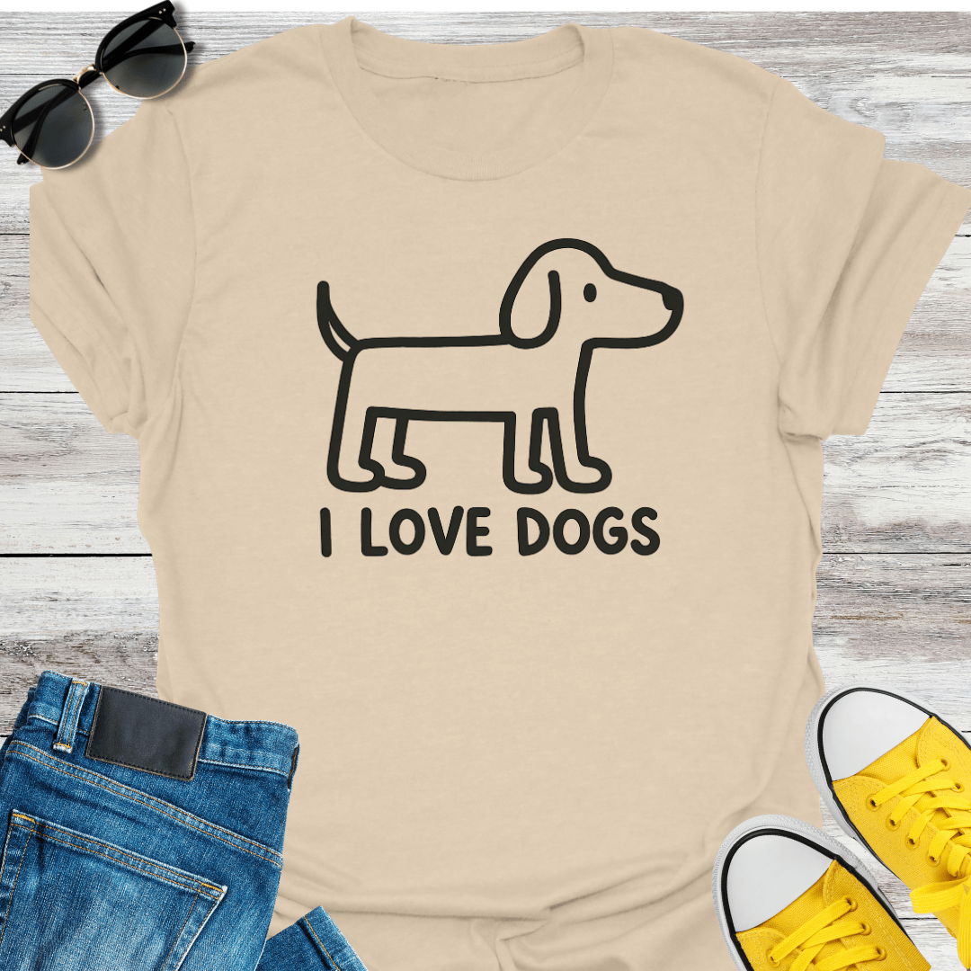 I Love Dogs T-Shirt
