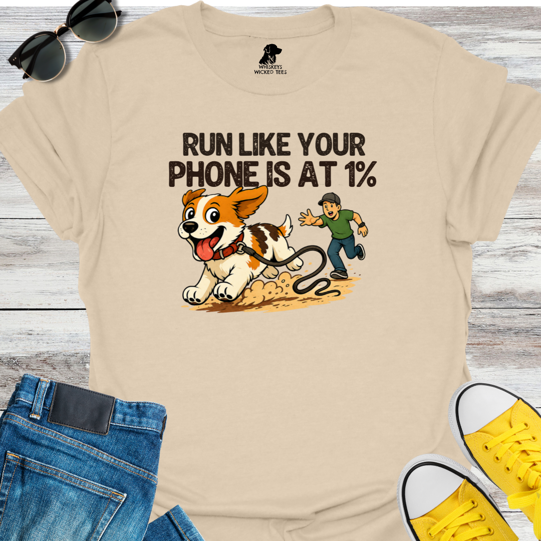 Run Like Your At 1% T-shirt
