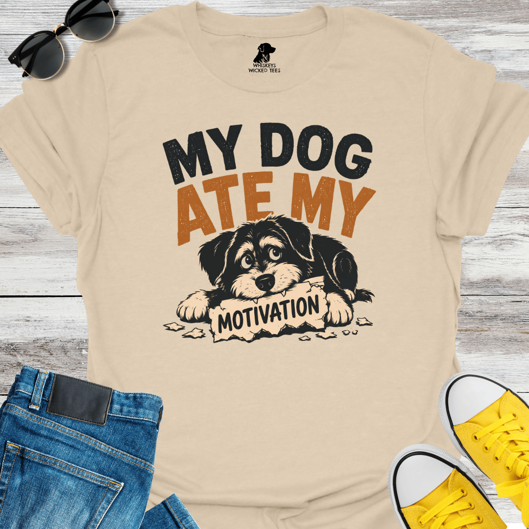 My Dog Ate My Motivation T-Shirt