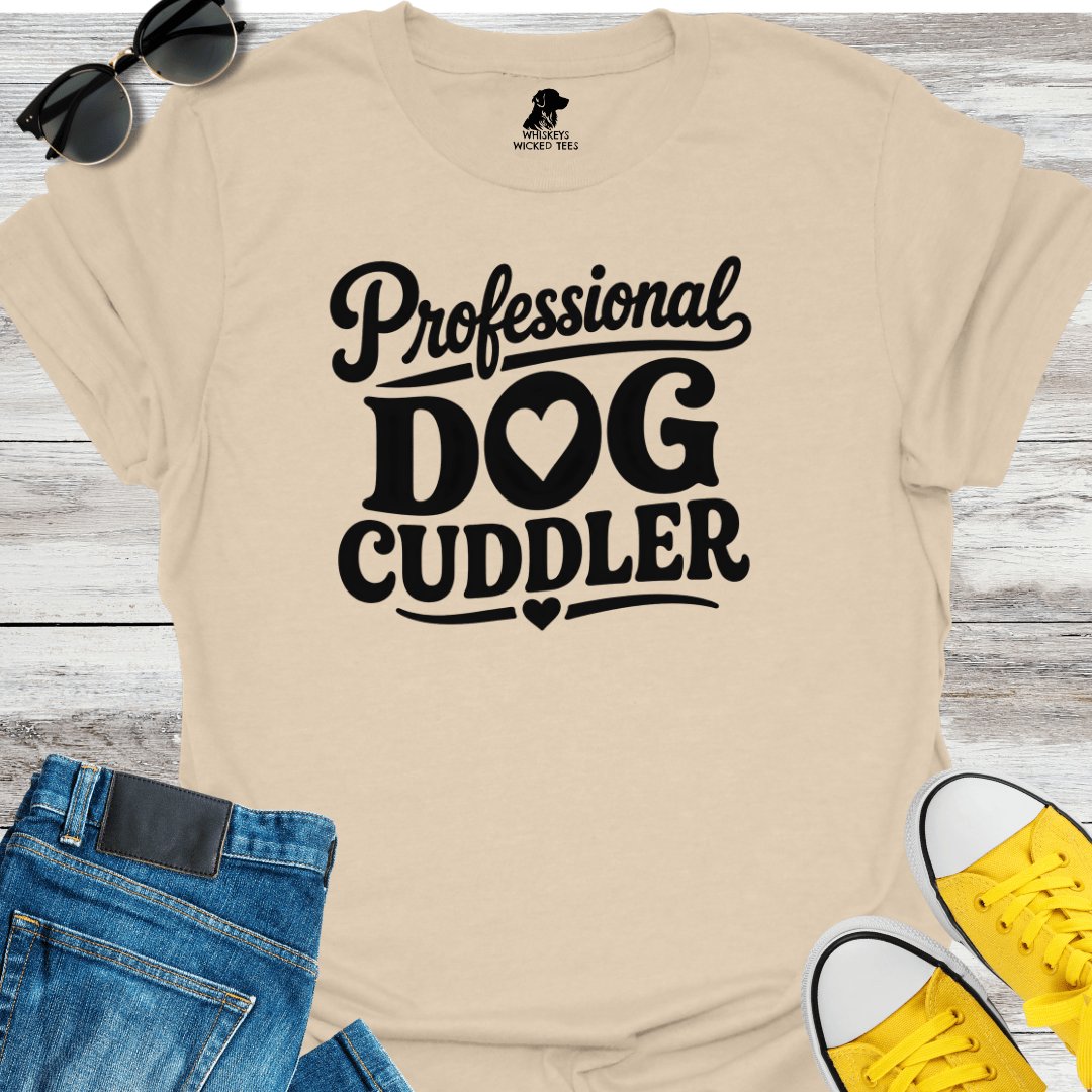 Professional Dog Cuddler T-shirt