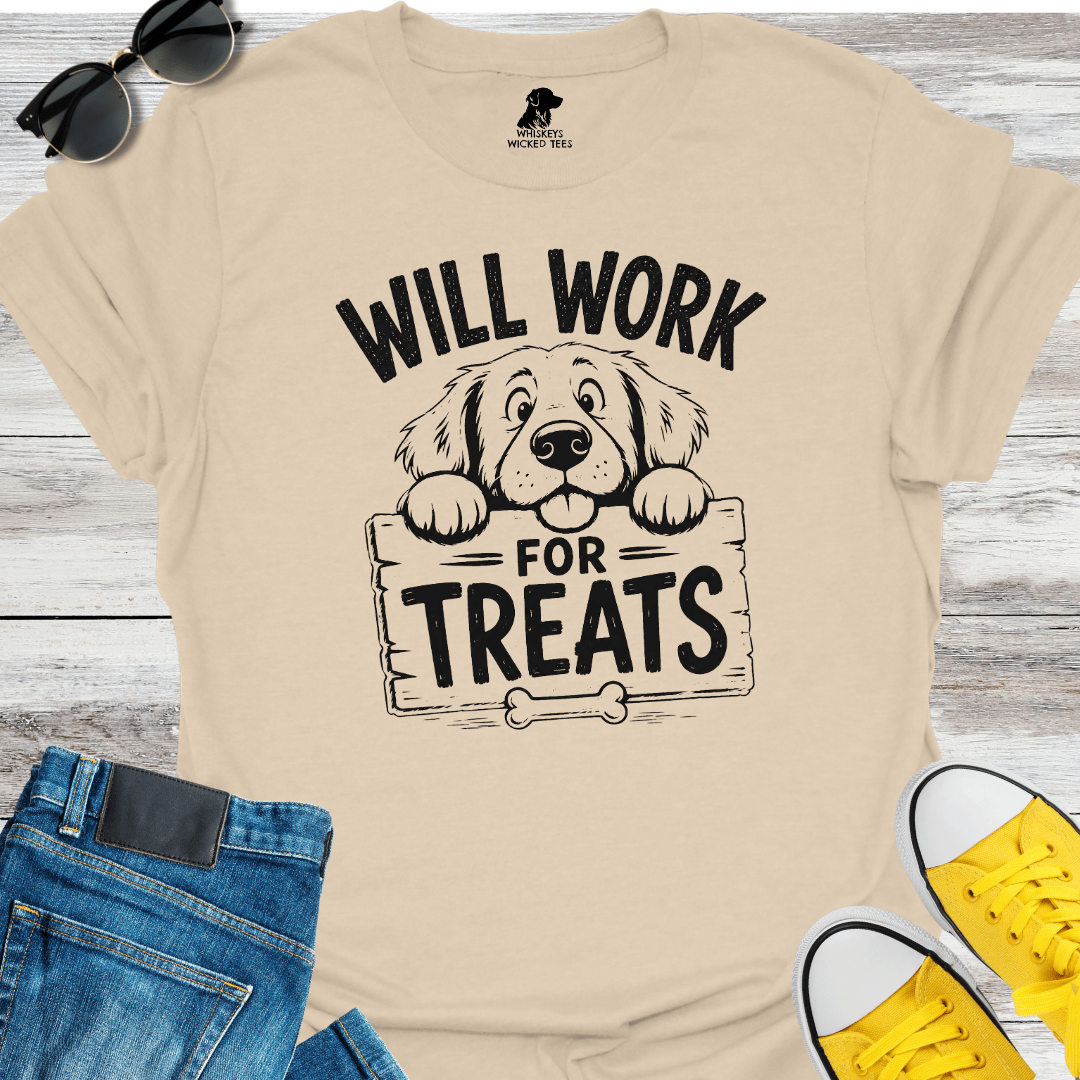 Will Work for Treats T-Shirt