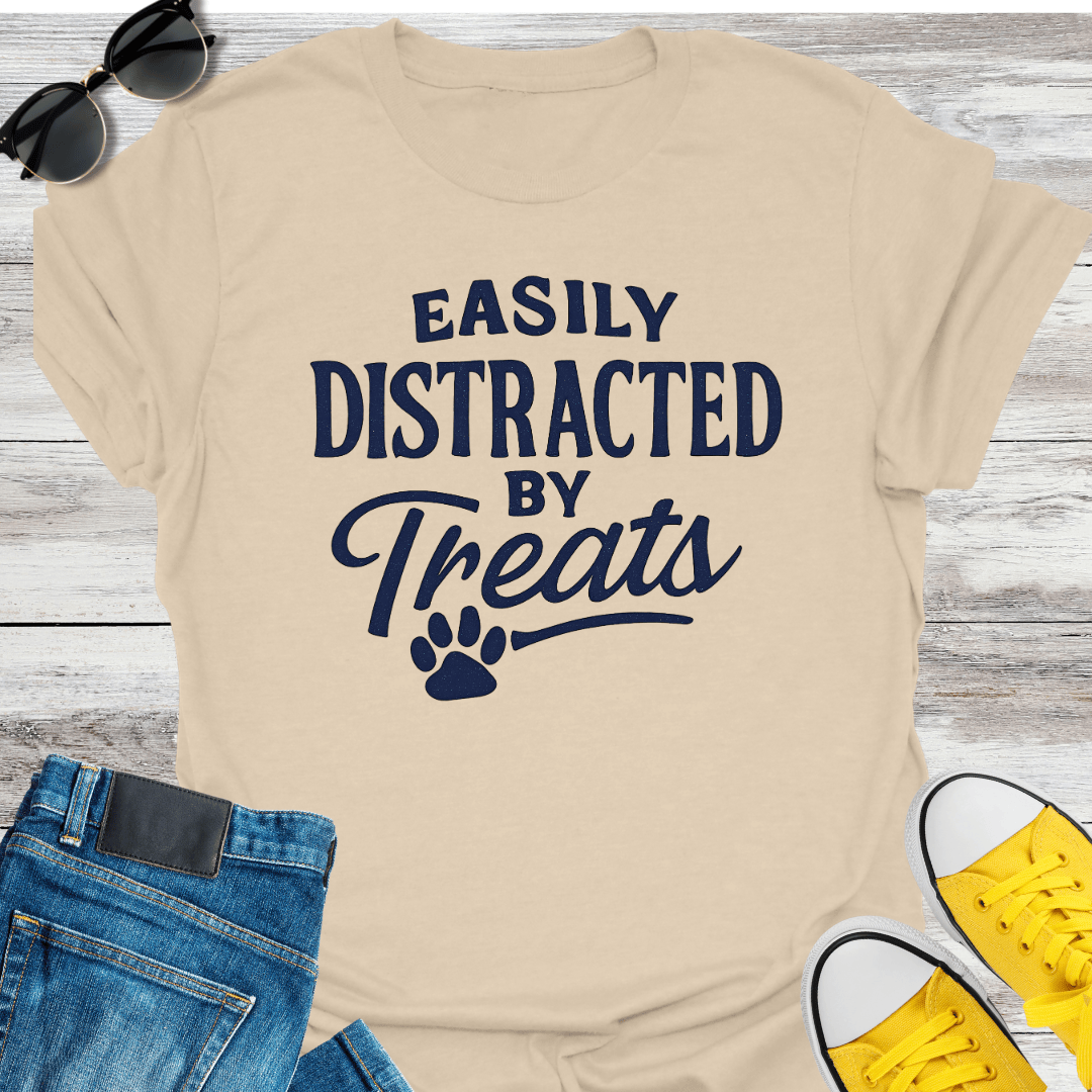 Easily Distracted By Treats T-Shirt