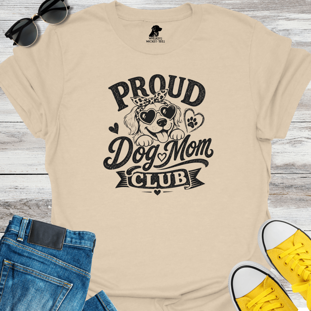 Proud Dog Mom Club T-shirt