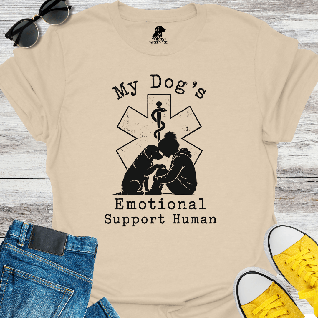 My Dog's Emotional Support Human T-shirt