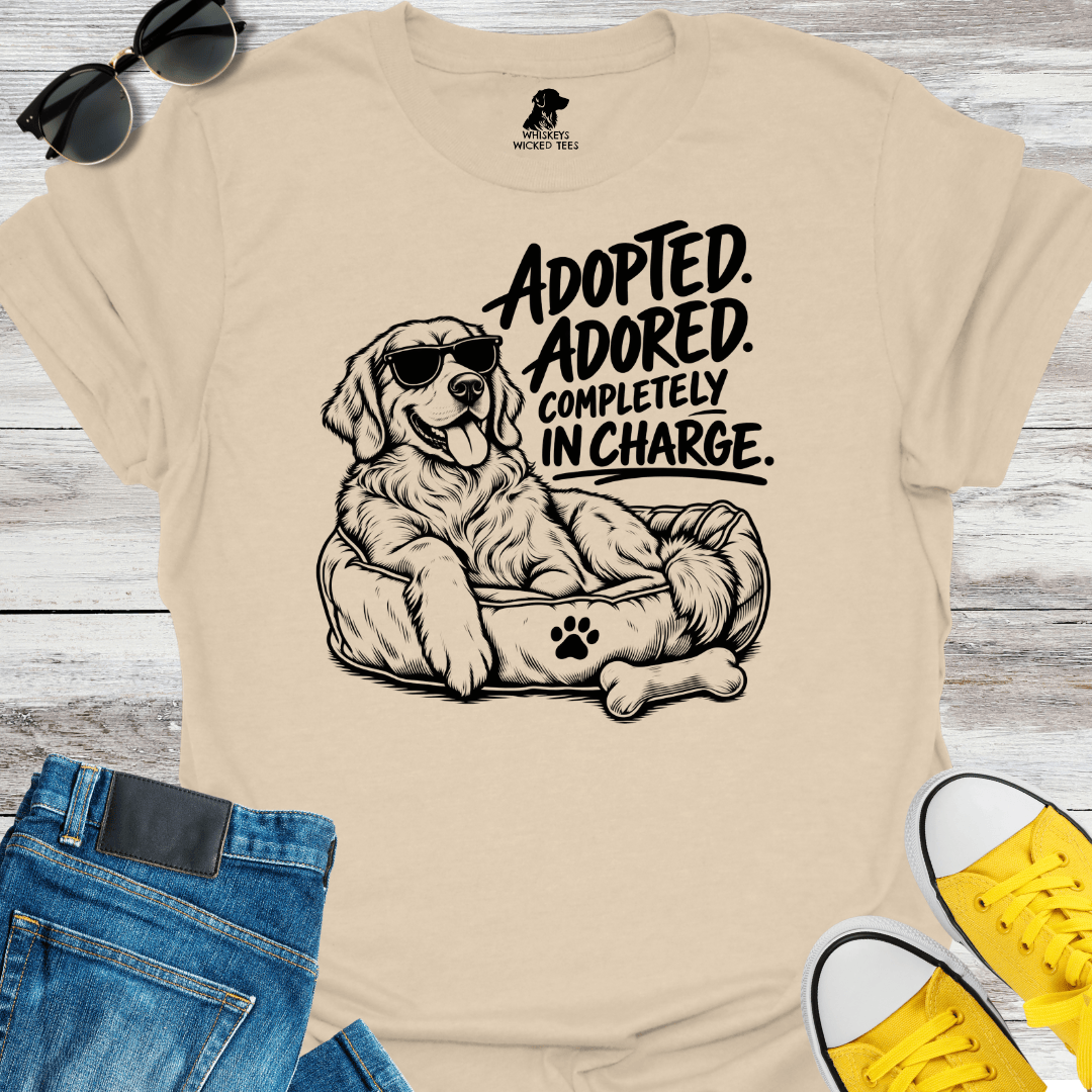 Adopted. Adored. Completely In Charge T-shirt