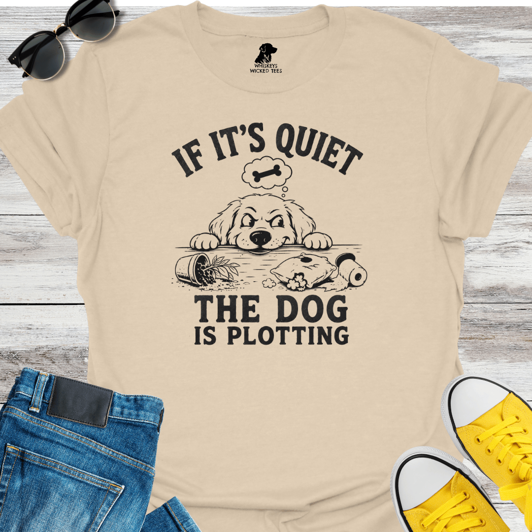 The Dog Is Plotting T-Shirt