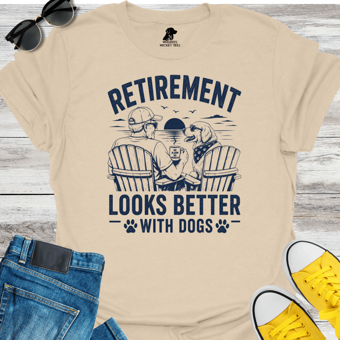 Retirement Looks Better with a Dog T-shirt