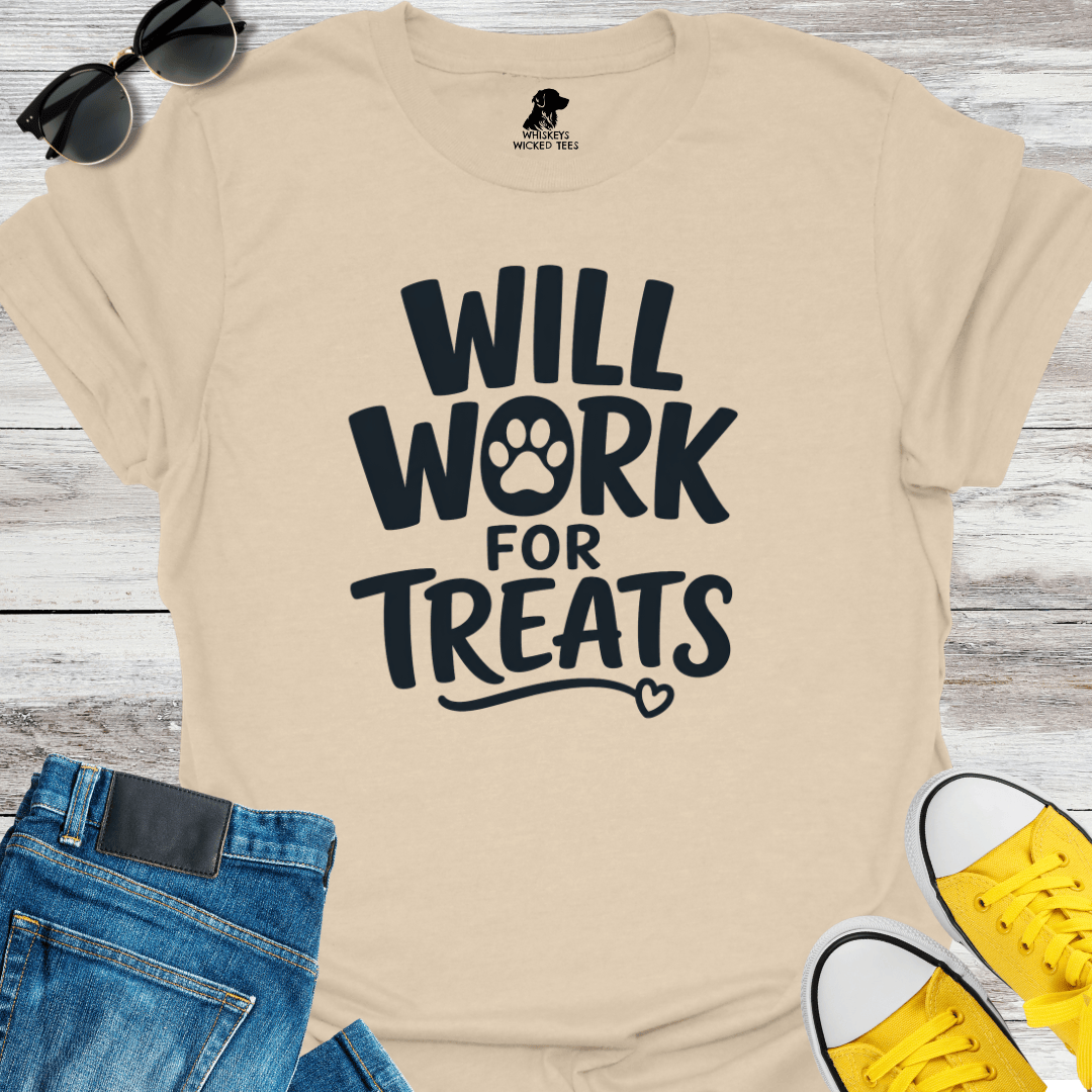 Will Work for Treats T-Shirt
