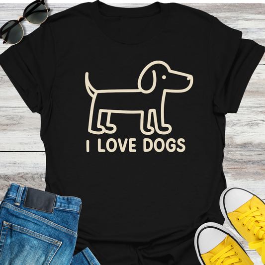 I Love Dogs T-Shirt