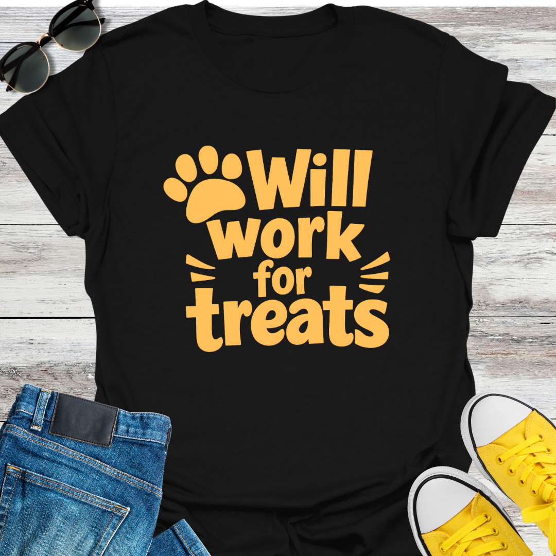 Will Work for Treats T-Shirt