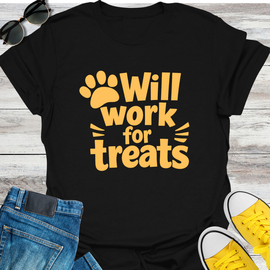 Will Work for Treats T-Shirt