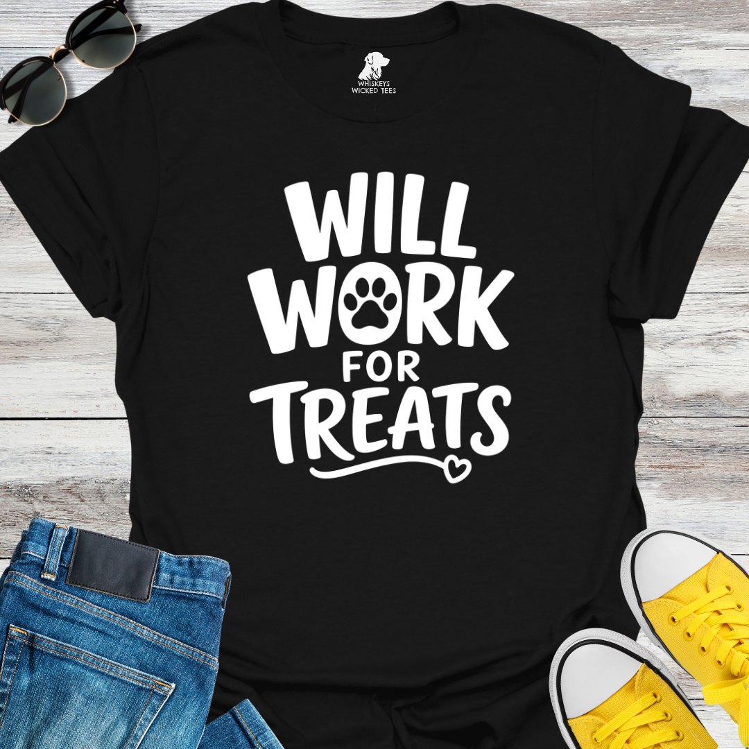 Will Work for Treats T-Shirt