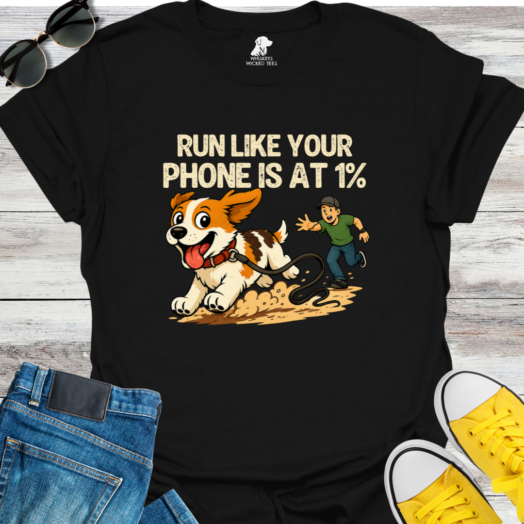 Run Like Your At 1%  T-shirt
