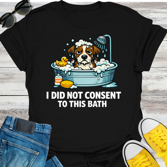 I Did Not Consent To This Bath T-Shirt