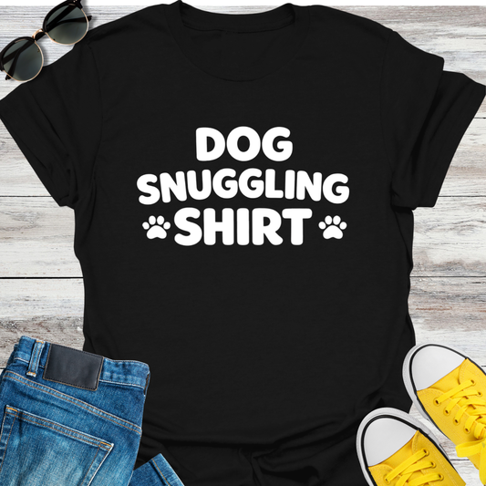 Dog Snuggling Shirt T-Shirt