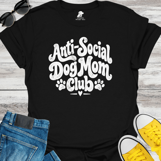 Anti-Social Dog Mom Club T-shirt