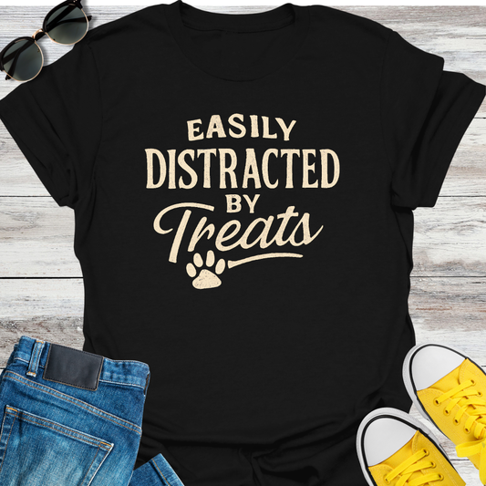 Easily Distracted By Treats T-Shirt