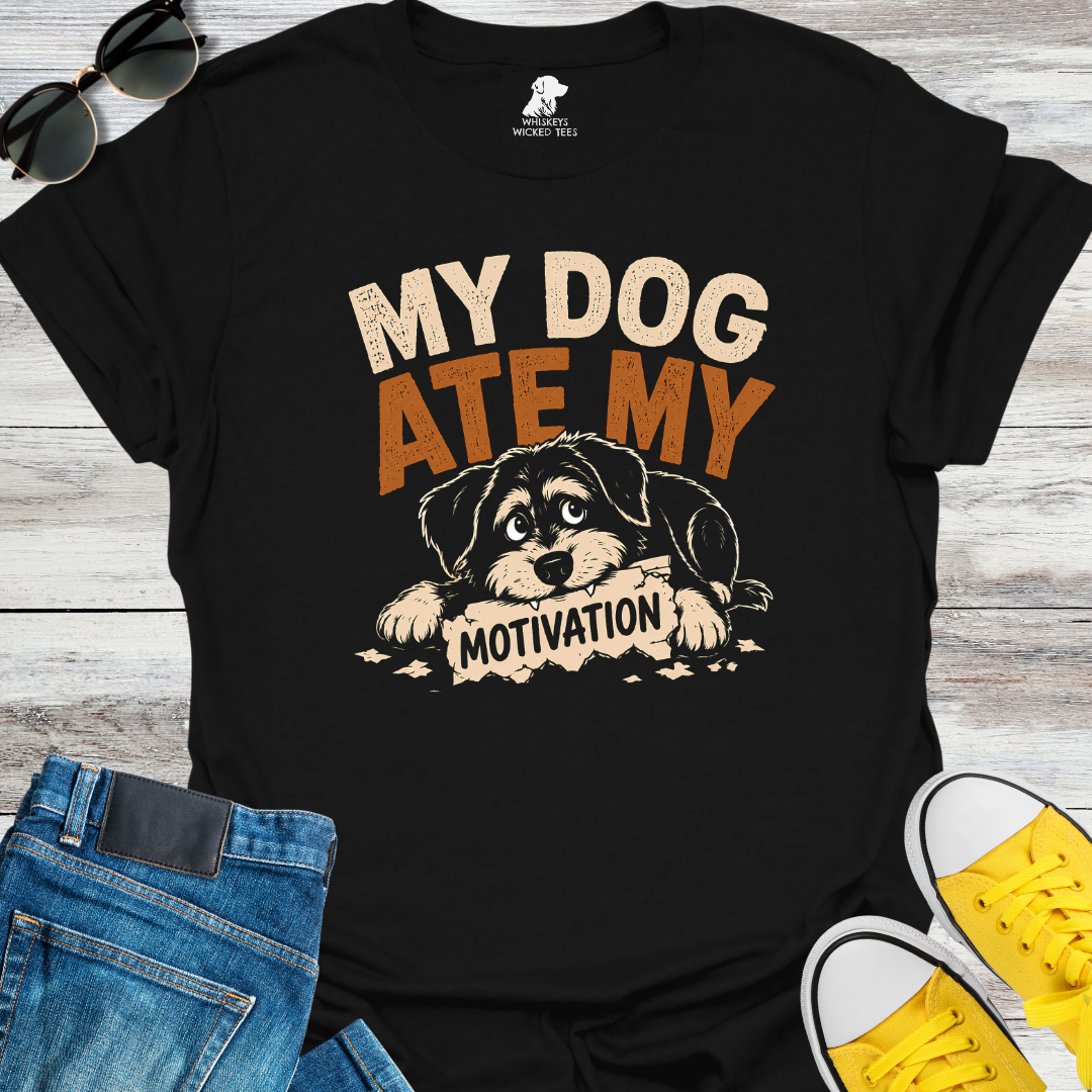 My Dog Ate My Motivation T-Shirt