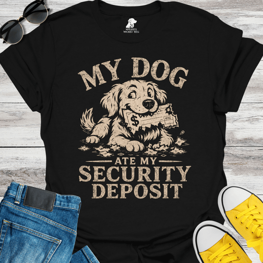 My Dog Ate My Security Deposit  T-shirt