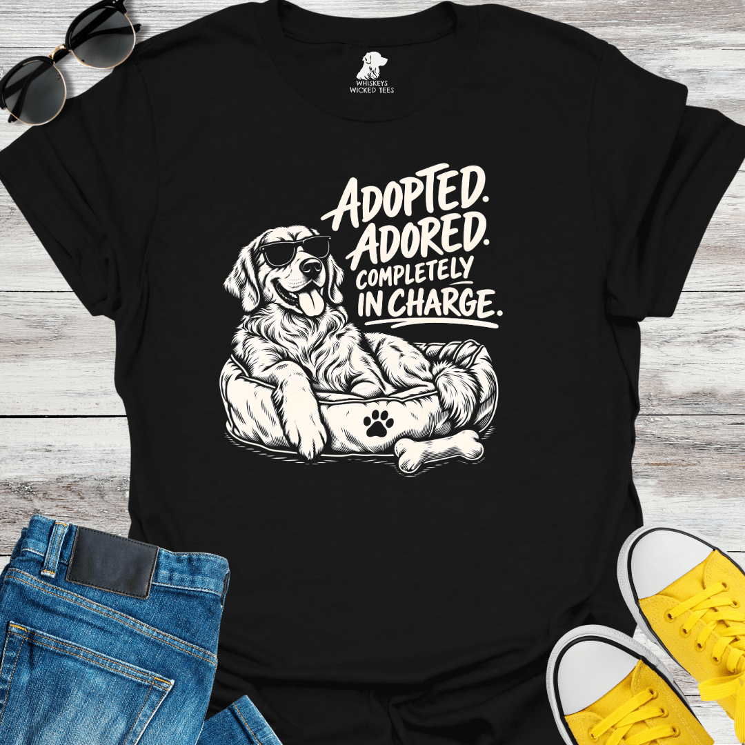 Adopted. Adored. Completely In Charge  T-shirt
