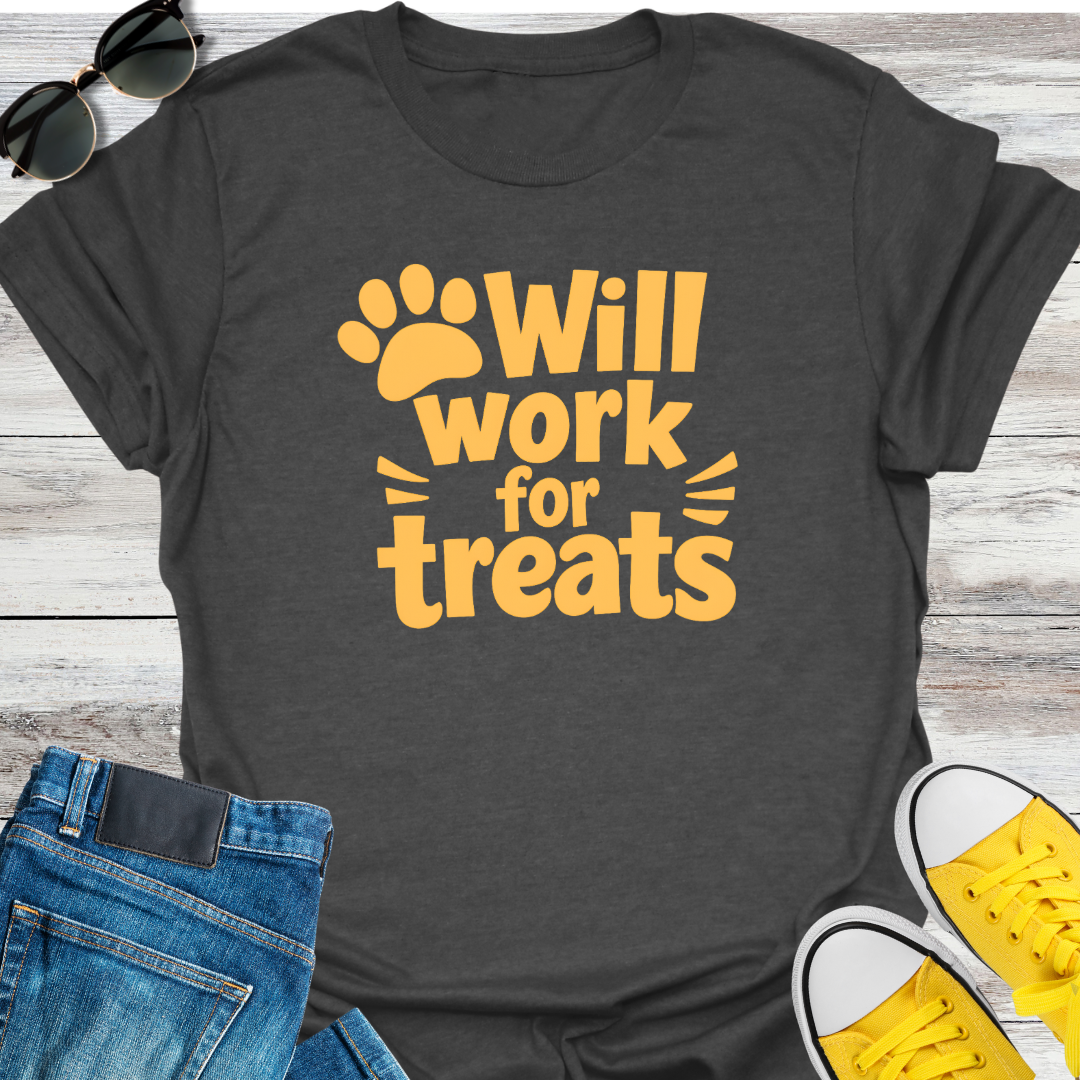 Will Work for Treats T-Shirt