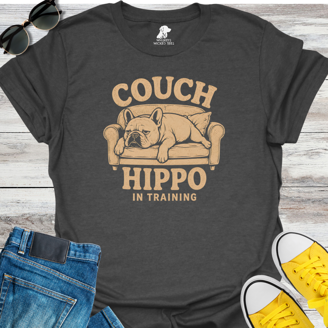 Couch Hippo In Training   T-shirt