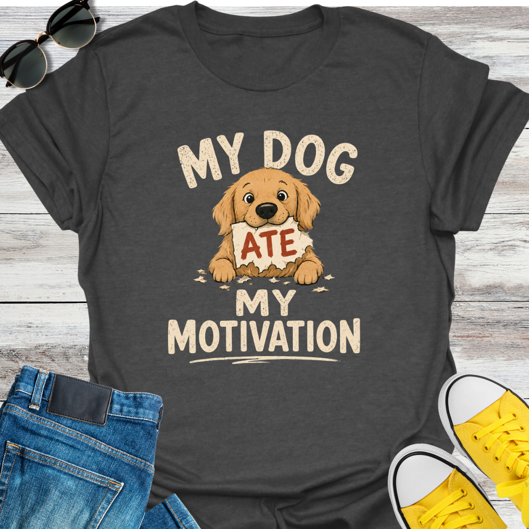 My Dog Ate My Motivation T-Shirt