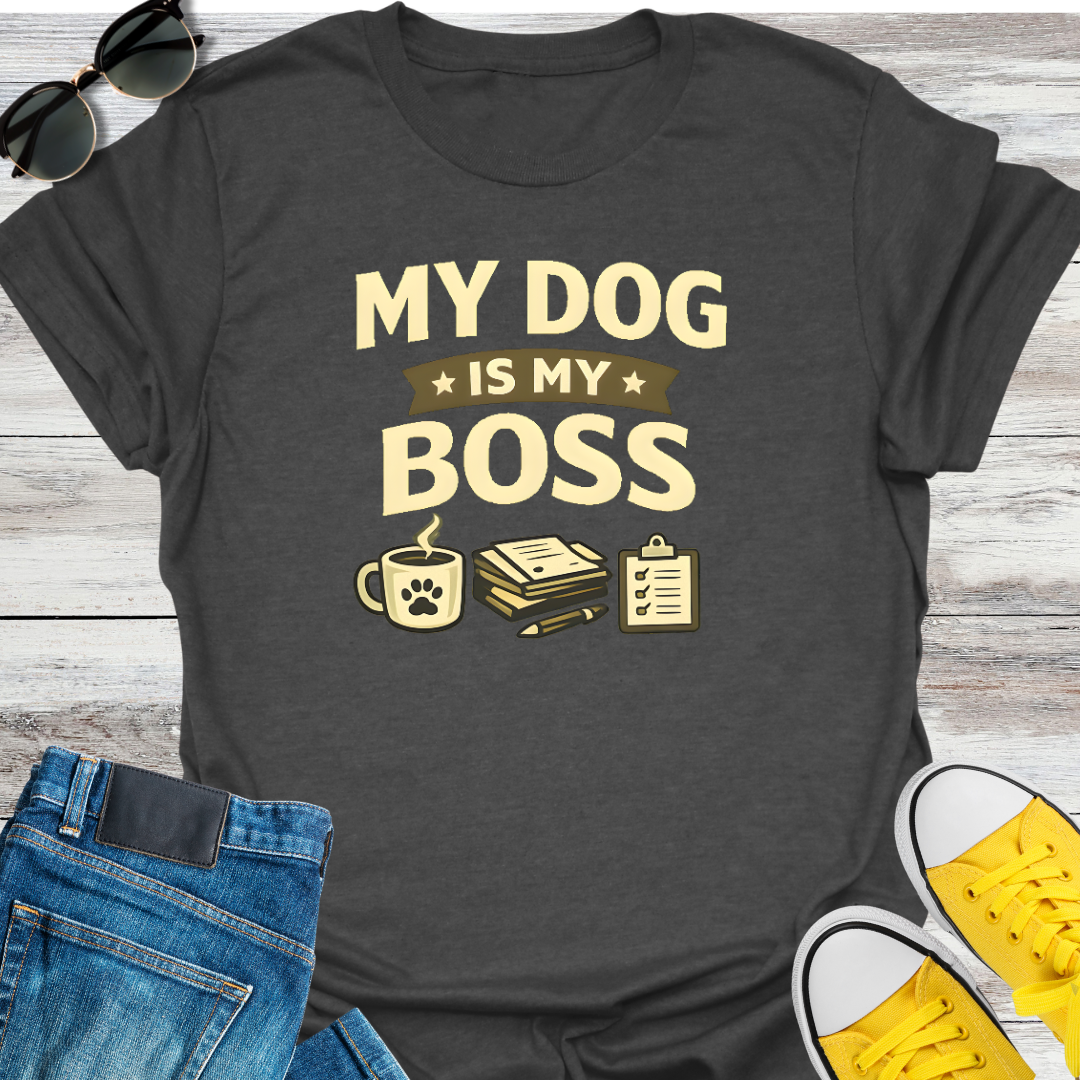 My Dog Is My Boss T-Shirt