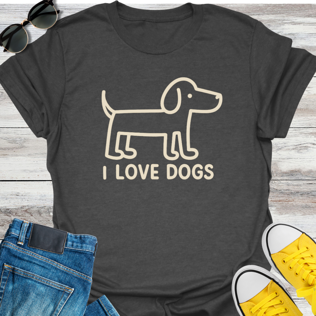 I Love Dogs T-Shirt