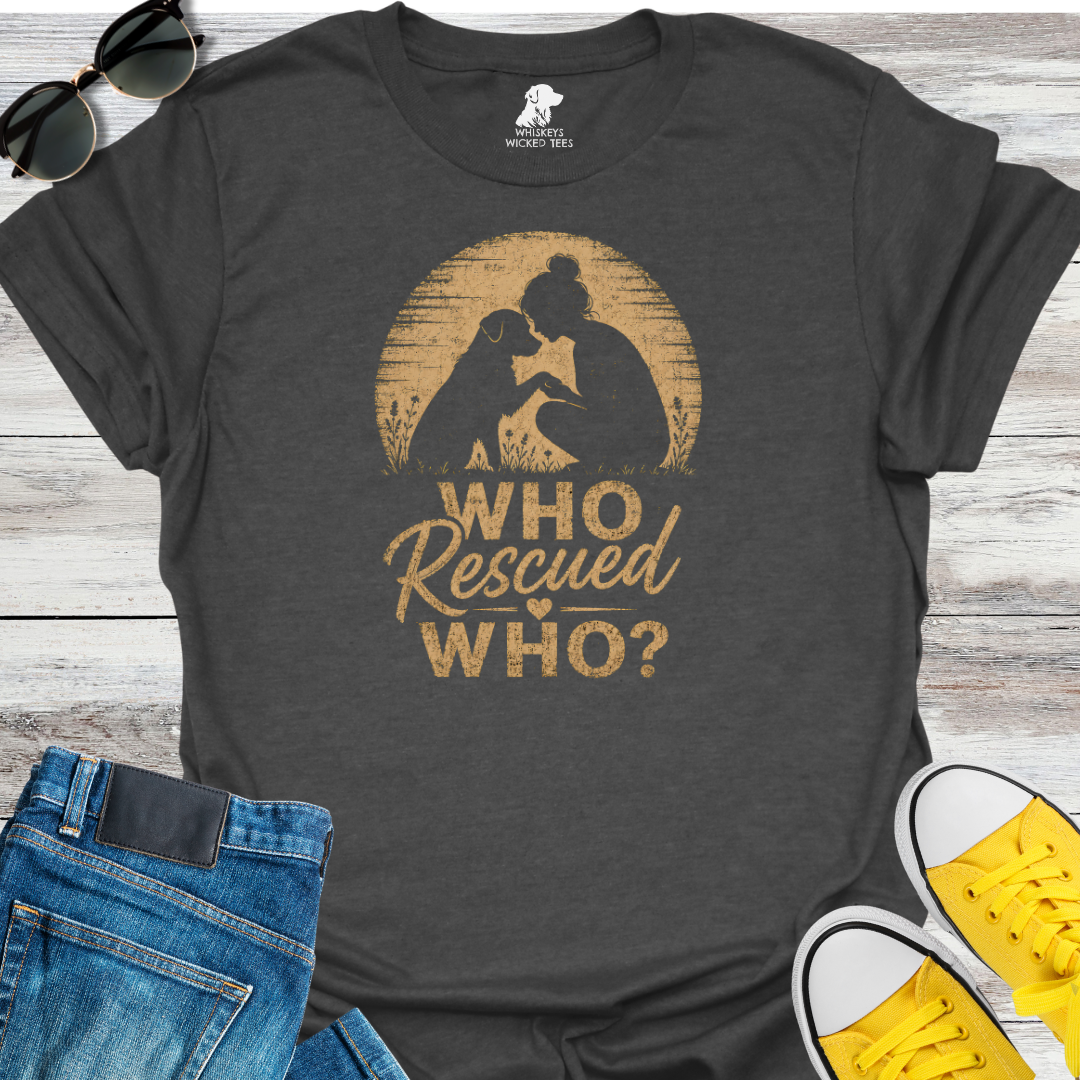 Who Rescued Who -Girl T-shirt
