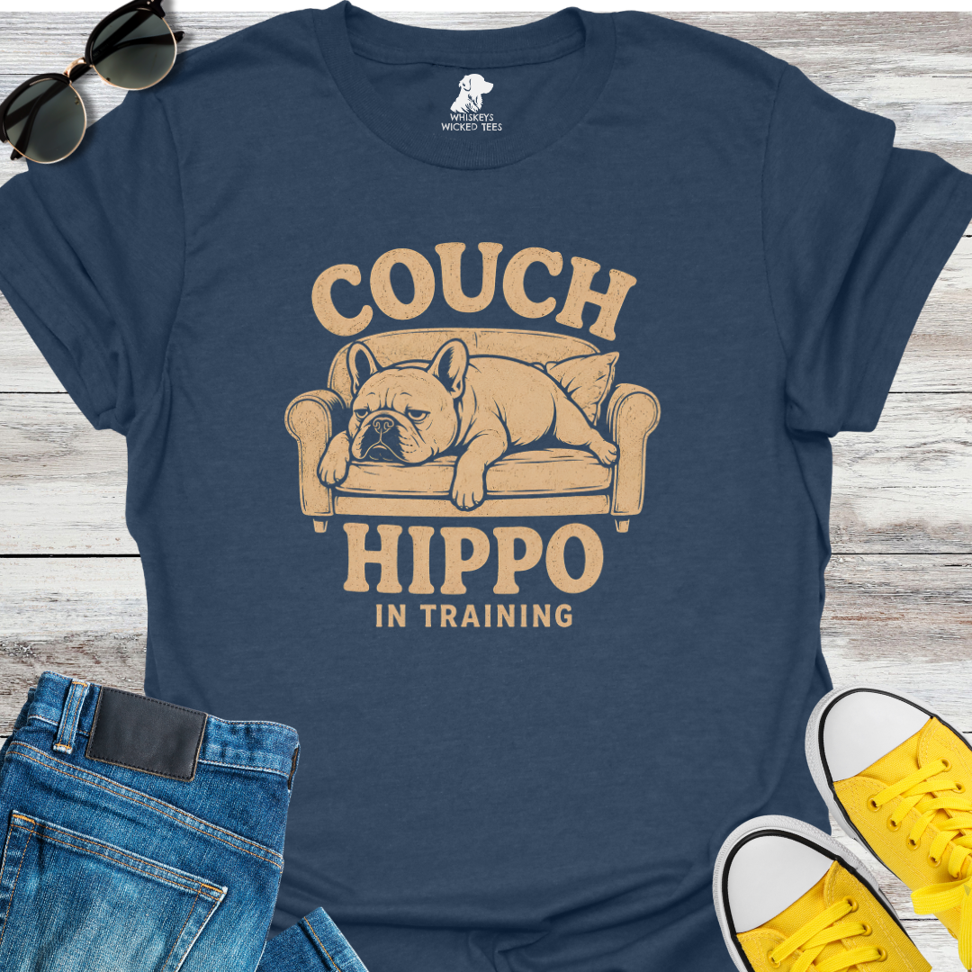Couch Hippo In Training   T-shirt