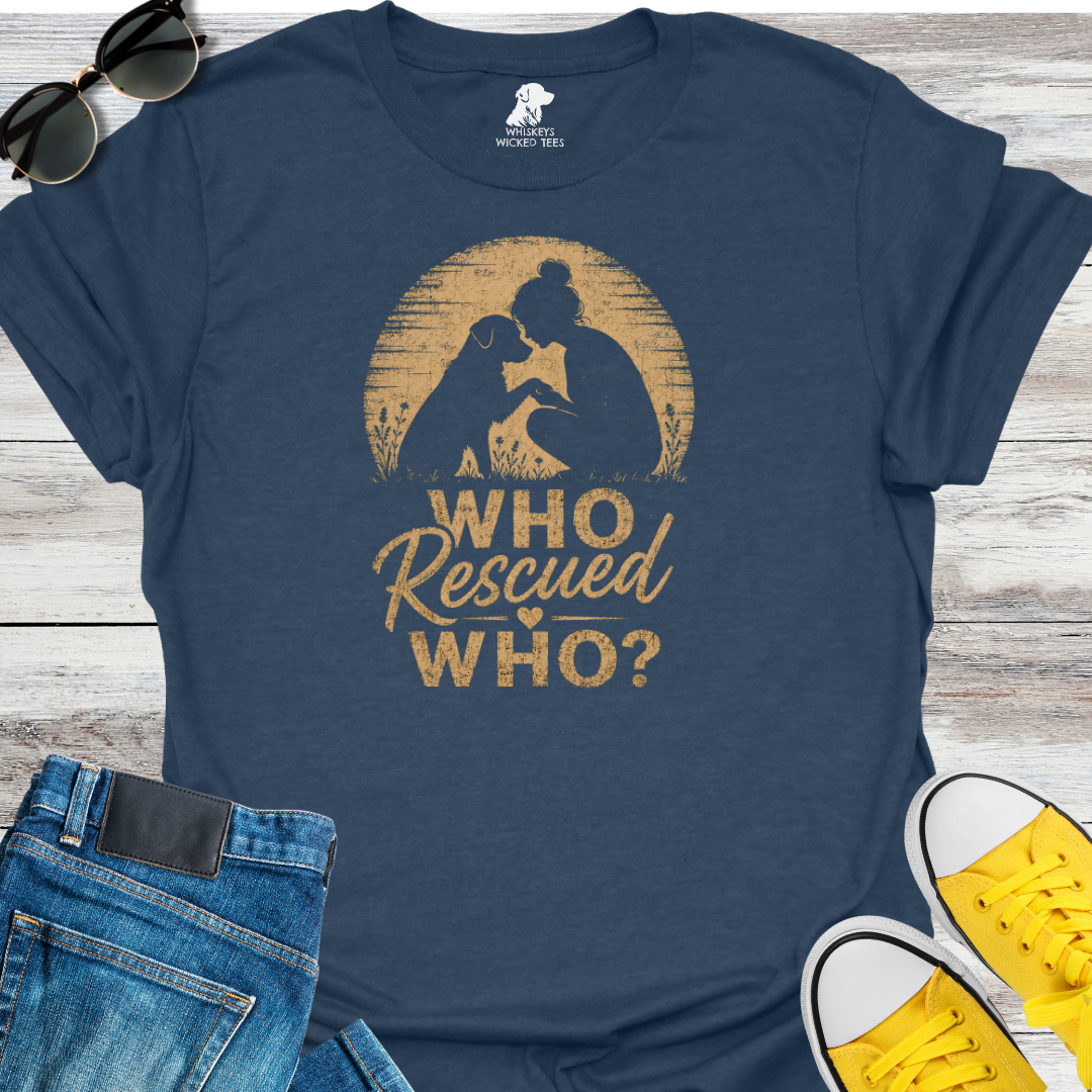 Who Rescued Who -Girl T-shirt