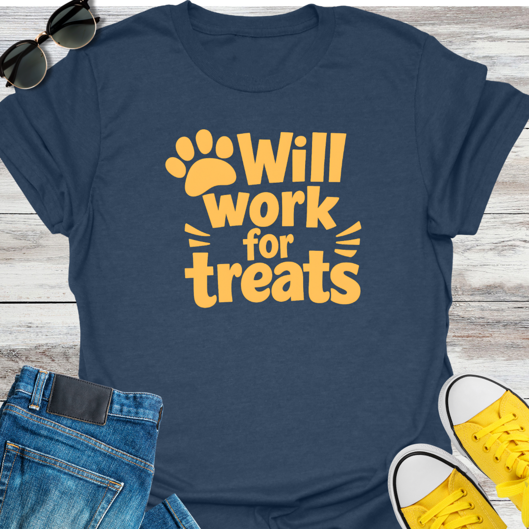 Will Work for Treats T-Shirt