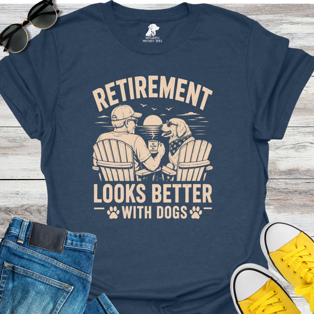 Retirement Looks Better with a Dog T-shirt
