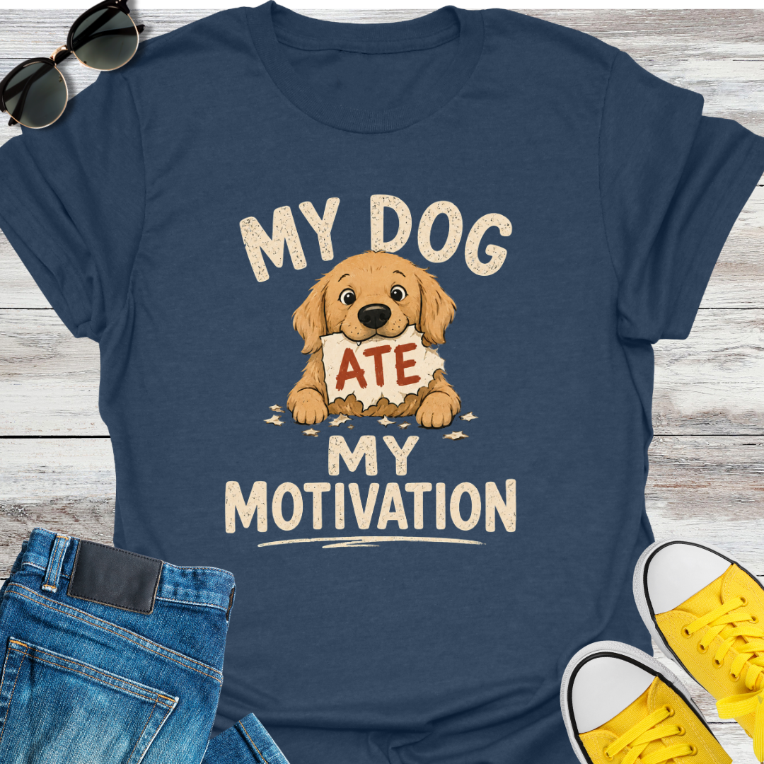 My Dog Ate My Motivation T-Shirt