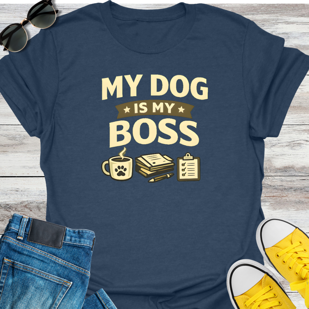 My Dog Is My Boss T-Shirt