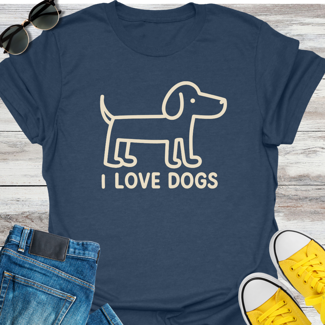I Love Dogs T-Shirt