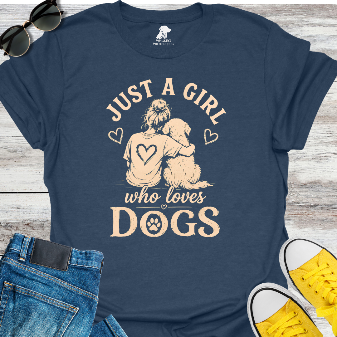 Just a Girl Who Love Dogs T-Shirt