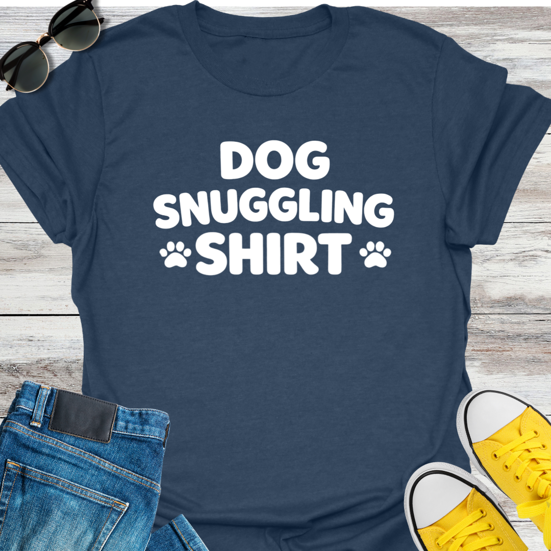 Dog Snuggling Shirt T-Shirt