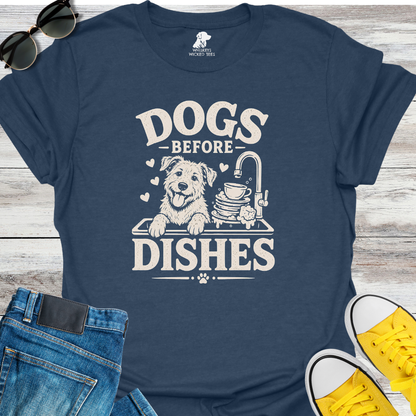 Dogs Before Dishes T-shirt