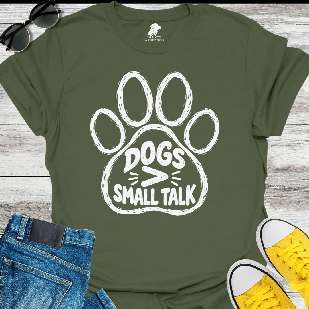 Dogs > Small Talk  T-shirt