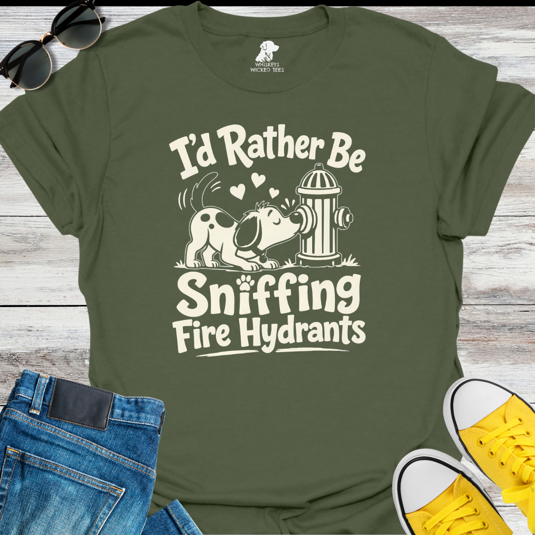 I'd Rather Be Sniffing...  T-shirt