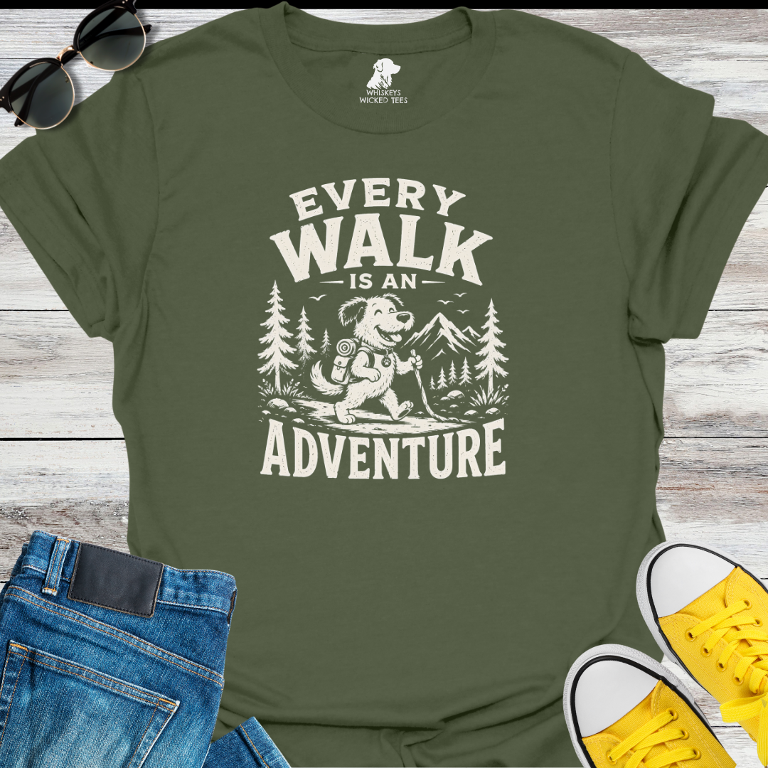 Every Walk Is An Adventure  T-shirt