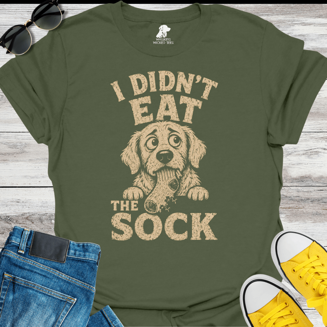 I Didn't Eat The Sock  T-shirt