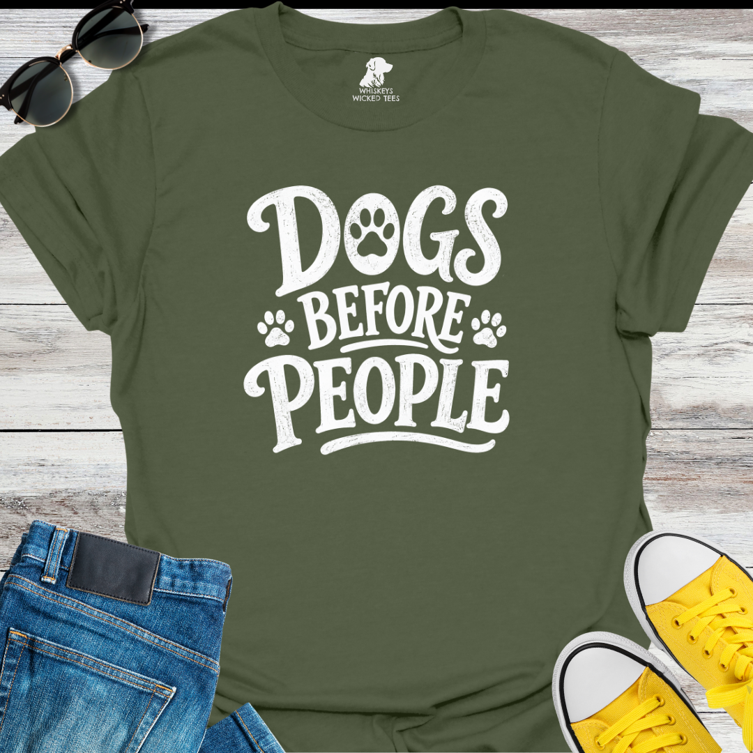 Dogs Before People T-shirt