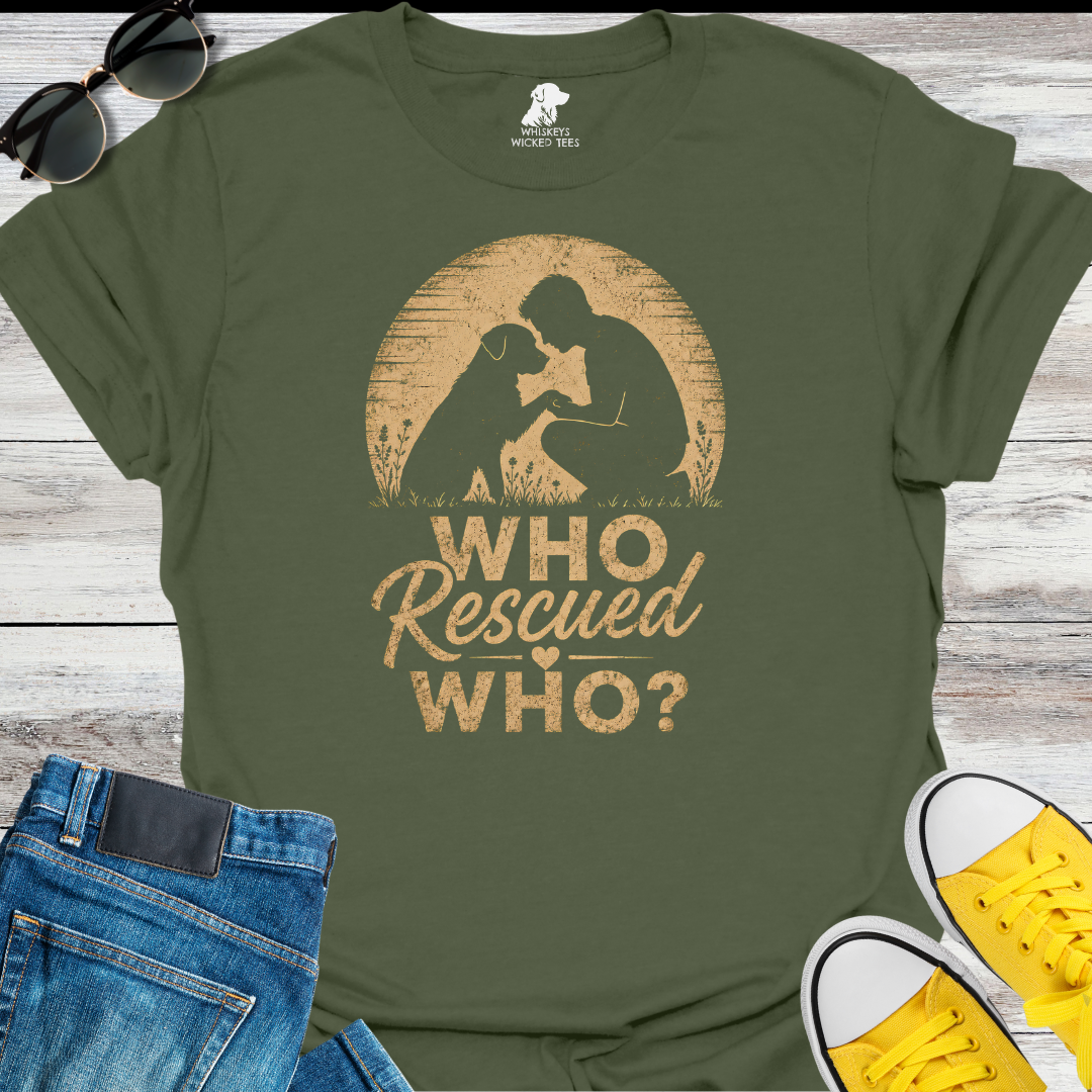 Who Rescued Who -Boy T-shirt