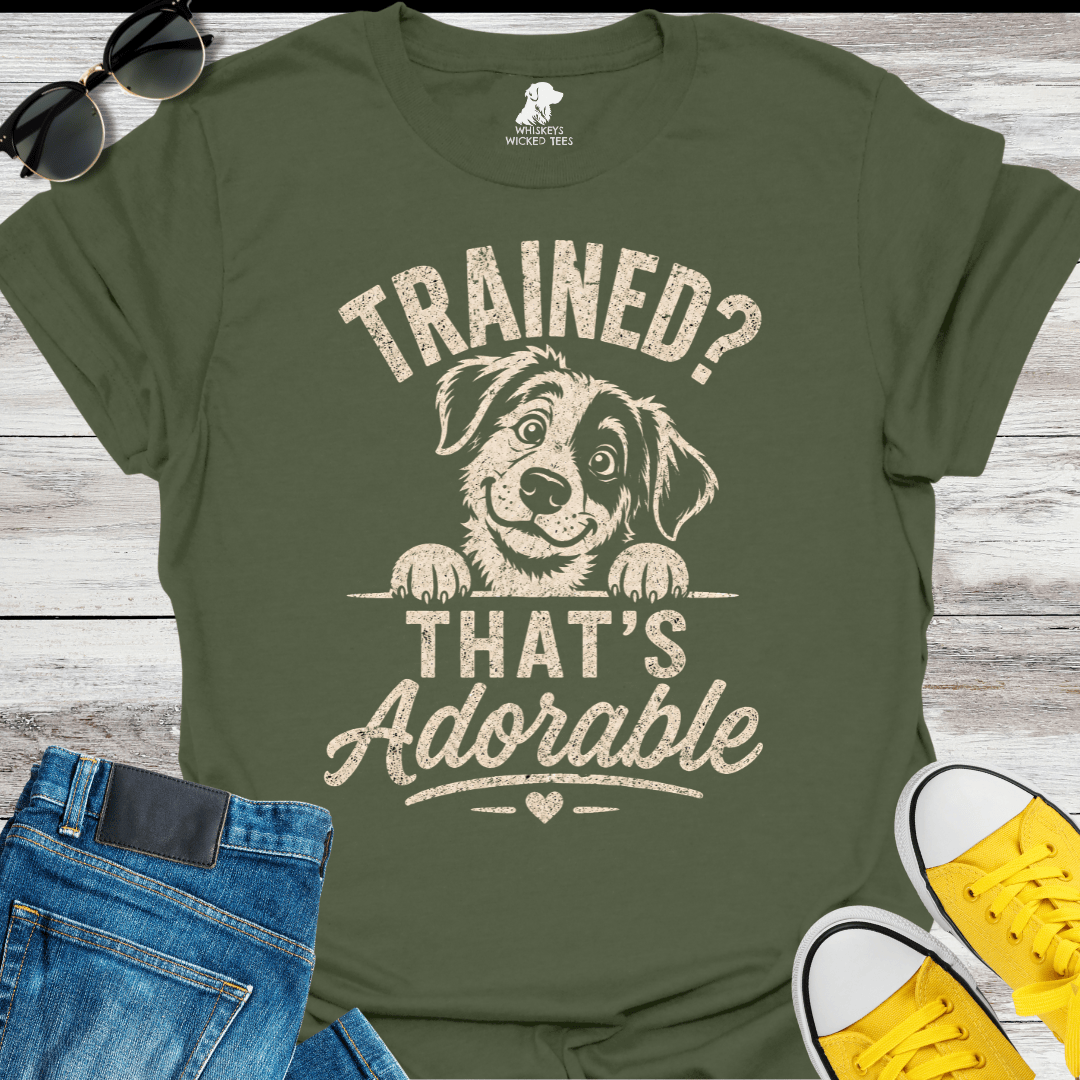 Trained? That's Adorable  T-shirt