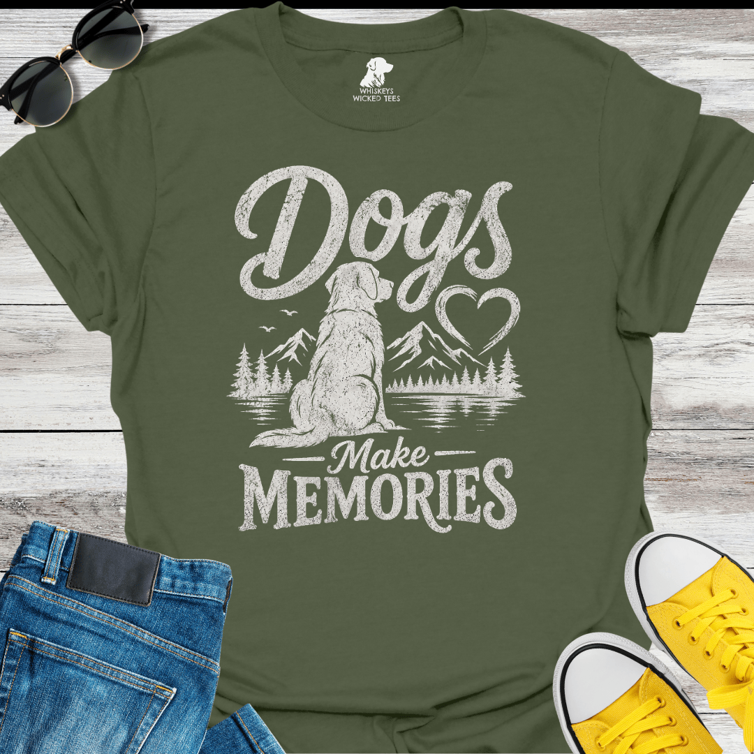 Dogs Make Memories  T-shirt