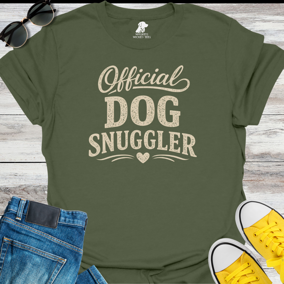 Official Dog Snuggler T-shirt